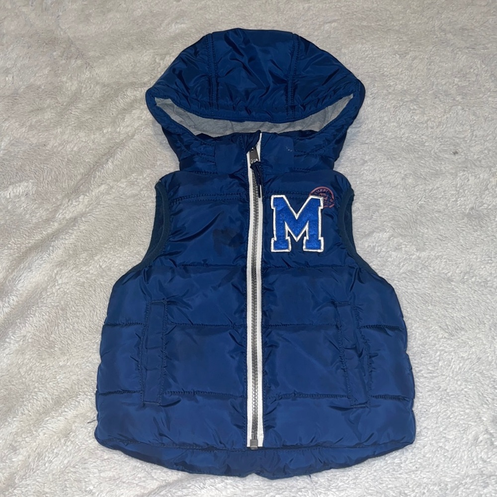 H&M Mickey Mouse hooded puffer vest